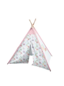 Rucomfy Kids Teepee Play Tent - Rainbow Sky