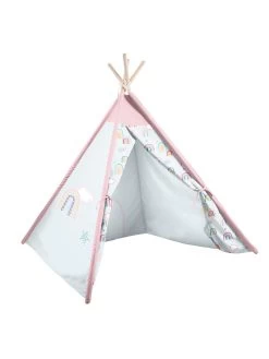 Rucomfy Kids Teepee Play Tent - Rainbow Sky -Fun Puzzle For Children Shop TUTP7 SQ3 0000000029 MULTI SLd1