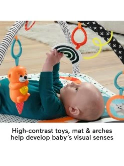 Fisher Price Fisher-Price 3-in-1 Music, Glow & Grow Baby Gym Play Mat -Fun Puzzle For Children Shop U9P6E SQ5 0000000088 NO COLOR SLd1