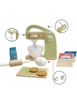Teamson Kids Little Chef Frankfurt Wooden Mixer Play Kitchen Accessories - Green -Fun Puzzle For Children Shop UGDAW SQ4 0000000099 N A SLd2