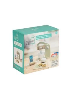 Teamson Kids Little Chef Frankfurt Wooden Mixer Play Kitchen Accessories - Green -Fun Puzzle For Children Shop UGDAW SQ6 0000000099 N A SLd4