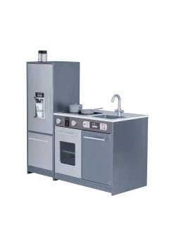 Teamson Kids Little Chef Milano Modern Play Kitchen - Grey