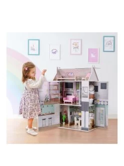 Teamson Kids Olivia's Little World - Dreamland 3 Side Open Farmhouse Doll House