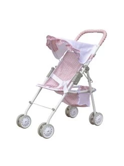 Teamson Kids Olivia's Little World - 3pcs Doll Nursery Set - Highchair, Pushchair, Cot - Pink And Grey -Fun Puzzle For Children Shop UGDU3 SQ4 0000000099 N A SLd