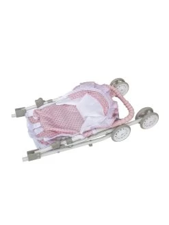 Teamson Kids Olivia's Little World - 3pcs Doll Nursery Set - Highchair, Pushchair, Cot - Pink And Grey -Fun Puzzle For Children Shop UGDU3 SQ7 0000000099 N A SLd3