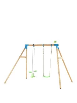 TP Nagano Wooden Double Swing Set