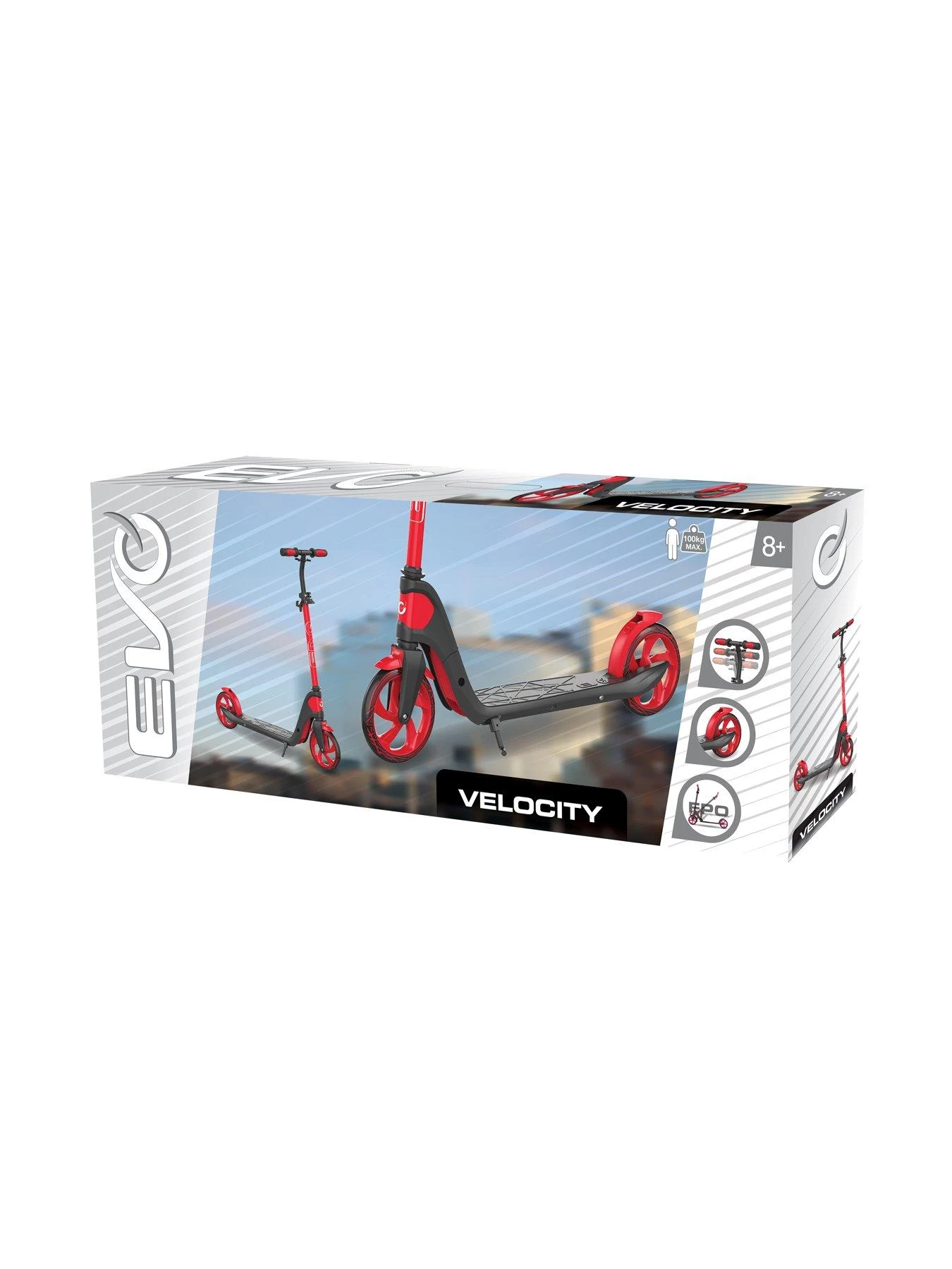 EVO Velocity Scooter - Red 6 EVO Velocity Scooter - Red - Image 4