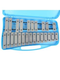 A-Star 25 Note Chromatic Glockenspiel Blue With Silver Keys -Fun Puzzle For Children Shop UW8FT SQ3 0000000088 NO COLOR SLd1