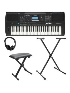 Yamaha PSRE473 61 Note Portable Keyboard Package