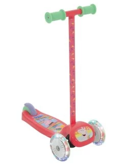 Peppa Pig Tilt 'n' Turn Scooter With Lights 2022 -Fun Puzzle For Children Shop UWYEZ SQ4 0000000099 N A SLd
