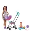 Barbie Skipper Babysitters Pushchair And 2 Dolls Playset -Fun Puzzle For Children Shop UZUJA SQ2 0000000099 N A SLf