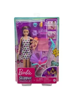 Barbie Skipper Babysitters Pushchair And 2 Dolls Playset -Fun Puzzle For Children Shop UZUJA SQ7 0000000099 N A SLd4