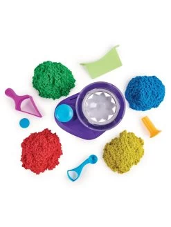 Kinetic Sand Swirl N Surprise 4 Colours Of Sand -Fun Puzzle For Children Shop V245L SQ3 0000000099 N A SLd