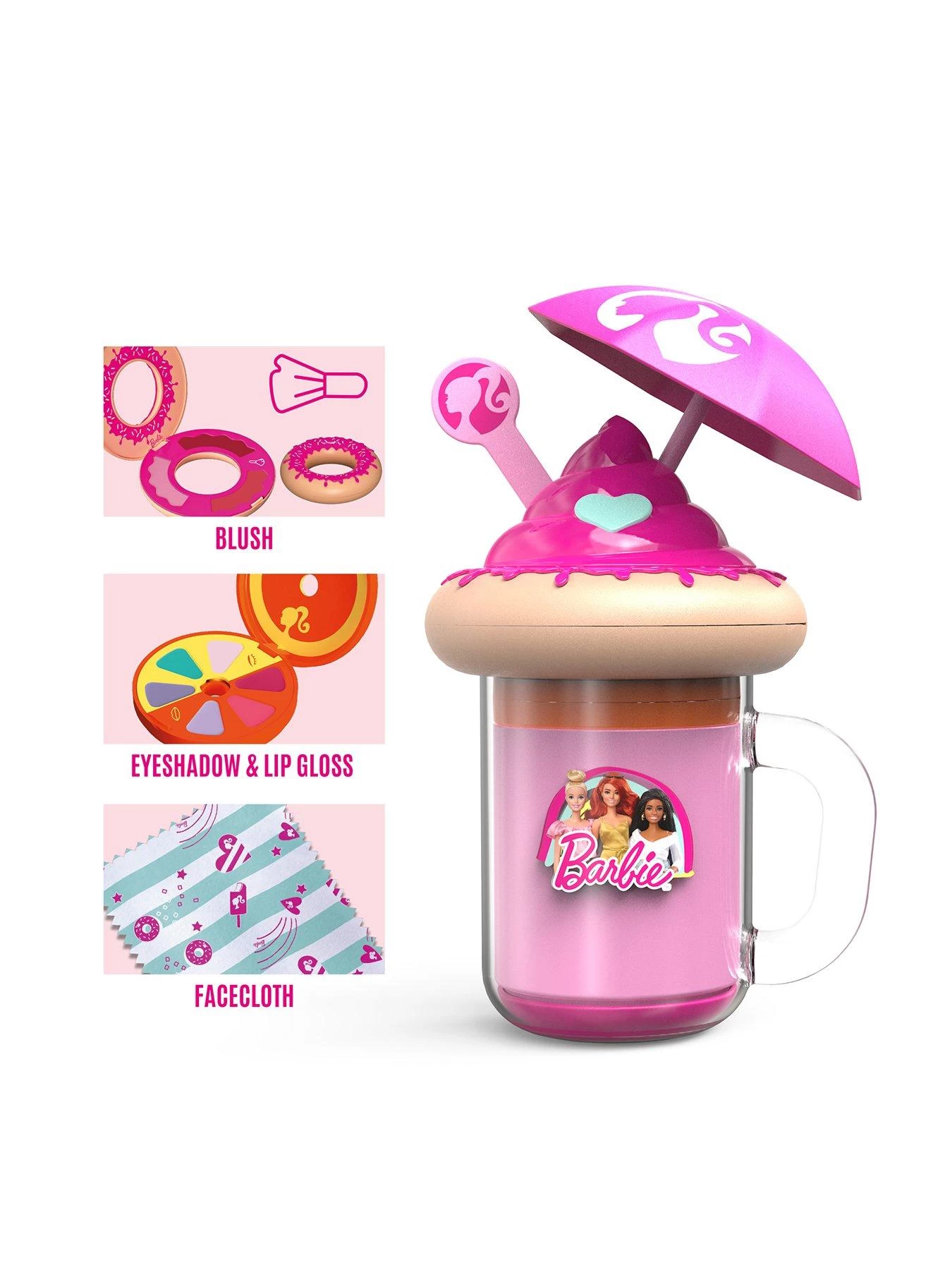 Barbie Make-Up Freakshake & Beach Set 3 Barbie Make-Up Freakshake & Beach Set