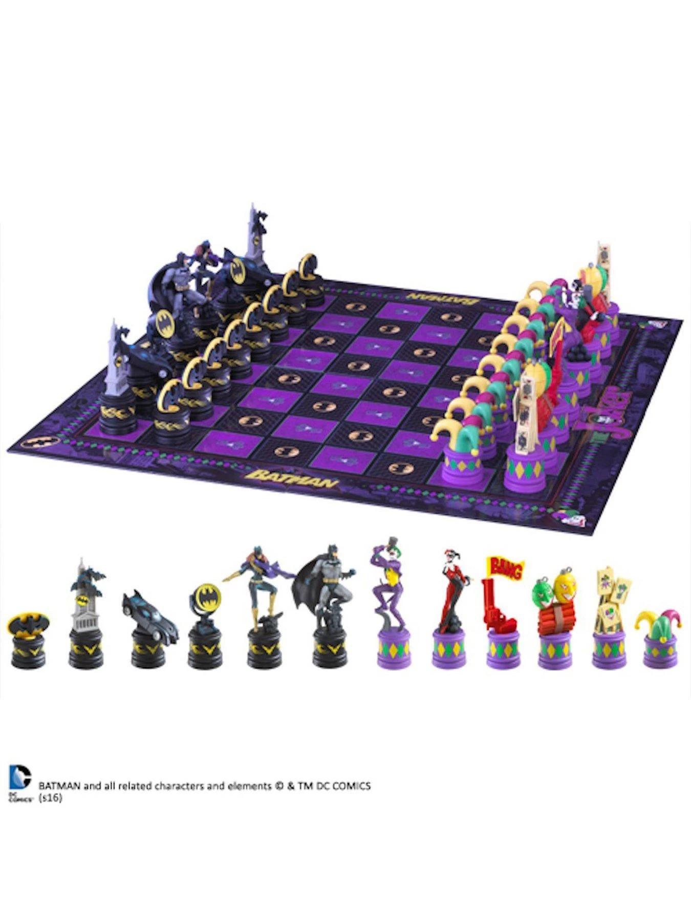 Noble Batman V Joker Chess Set 3 Noble Batman V Joker Chess Set