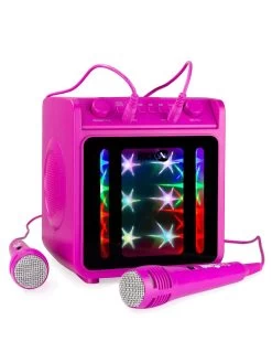 RockJam 10-Watt Rechargeable Bluetooth Karaoke Machine With Two Microphones - Pink 11 RockJam 10-Watt Rechargeable Bluetooth Karaoke Machine With Two Microphones - Pink -Fun Puzzle For Children Shop V66Y9 SQ4 0000000063 PINK SLd1