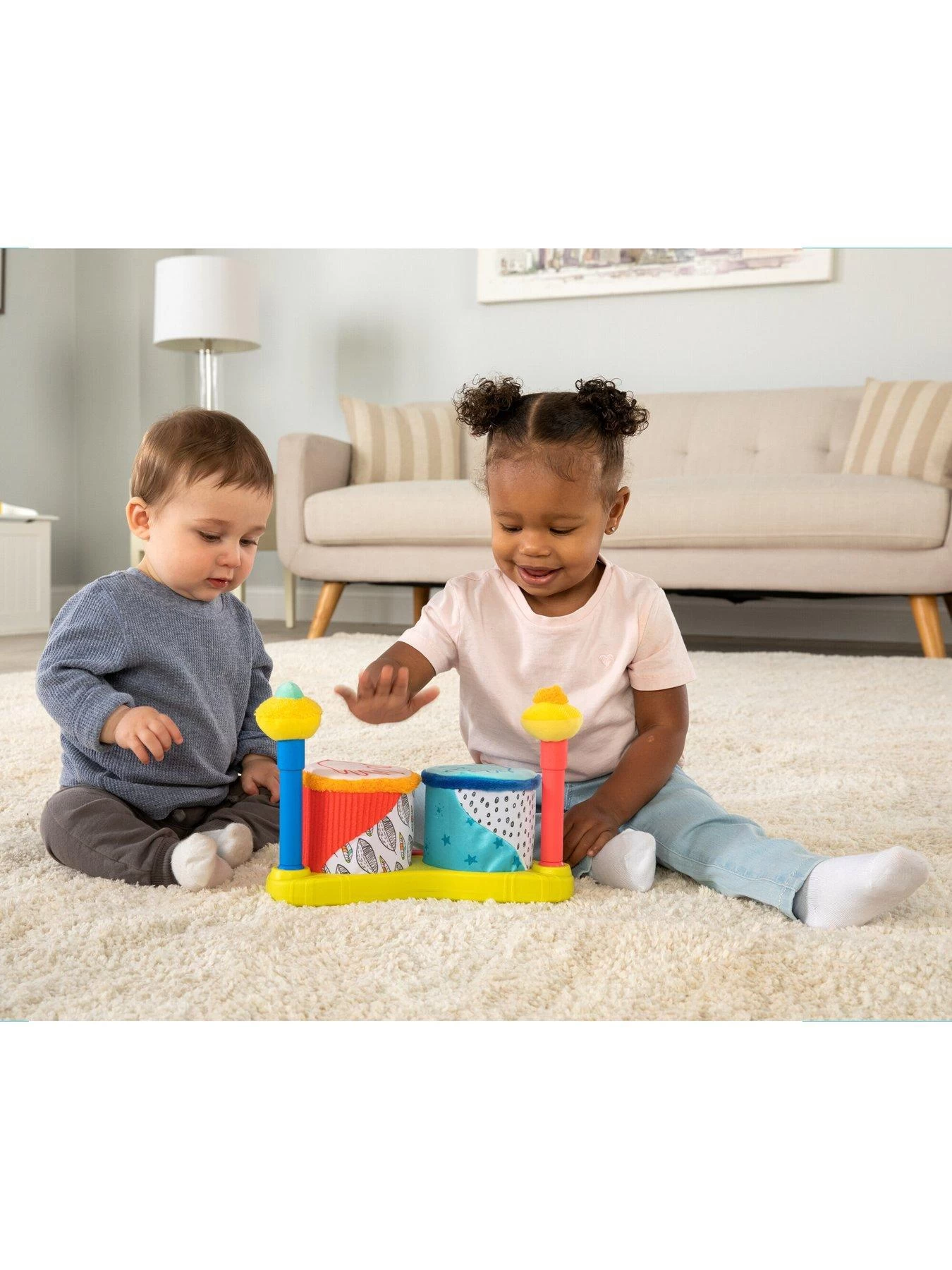 Lamaze Squeeze Beats First Drum Set 4 Lamaze Squeeze Beats First Drum Set - Image 2