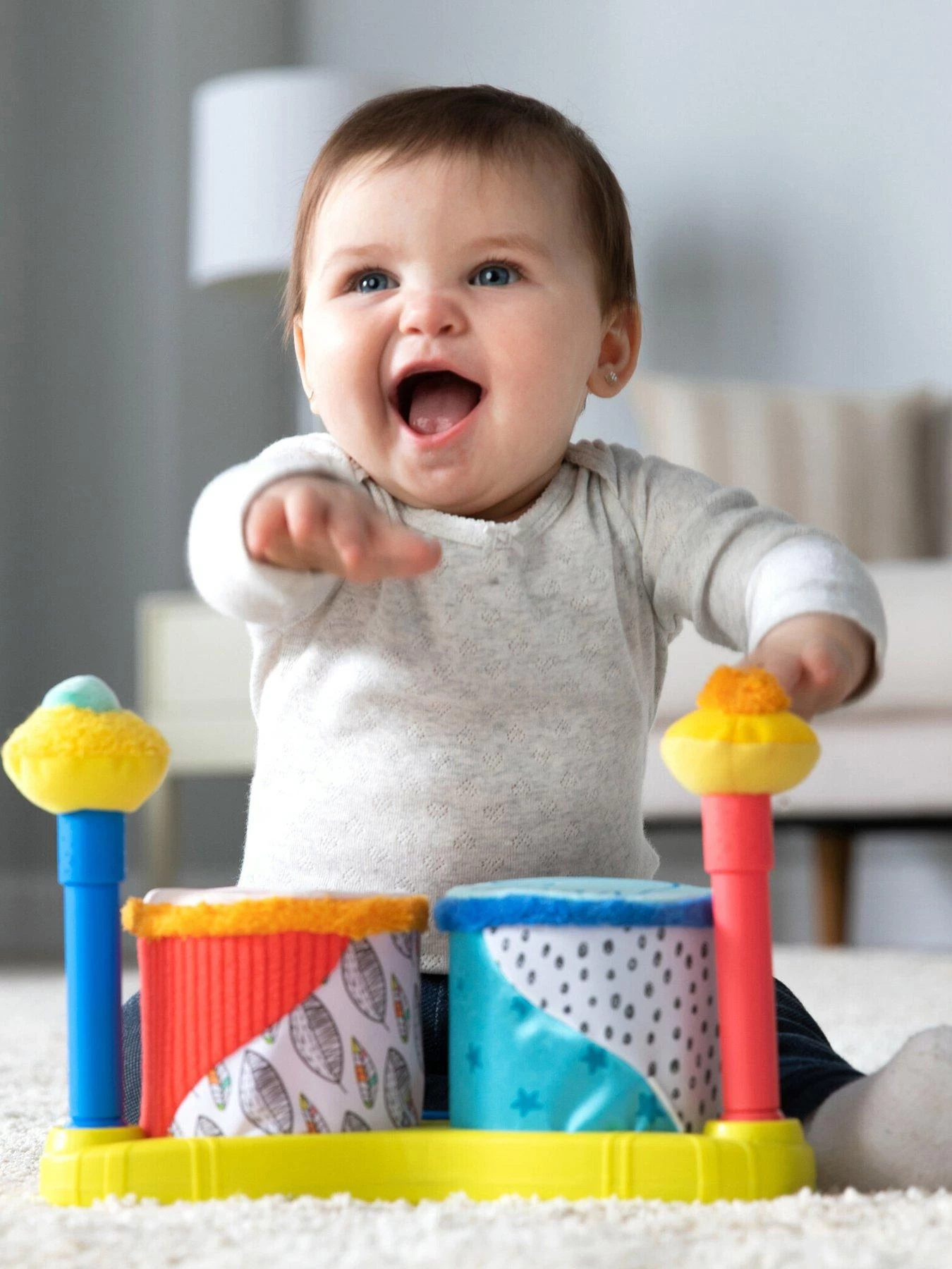 Lamaze Squeeze Beats First Drum Set 5 Lamaze Squeeze Beats First Drum Set - Image 3