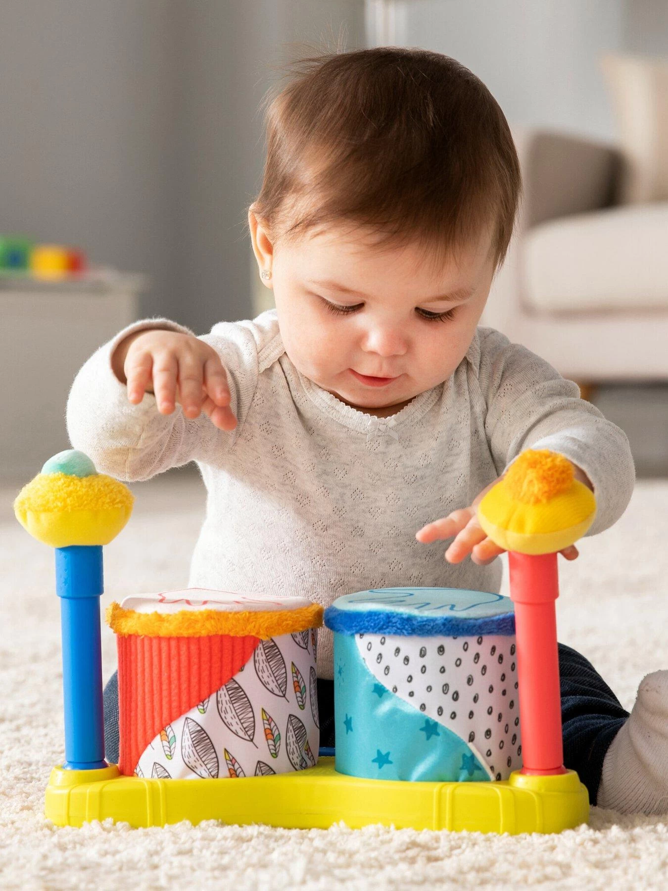 Lamaze Squeeze Beats First Drum Set 6 Lamaze Squeeze Beats First Drum Set - Image 4