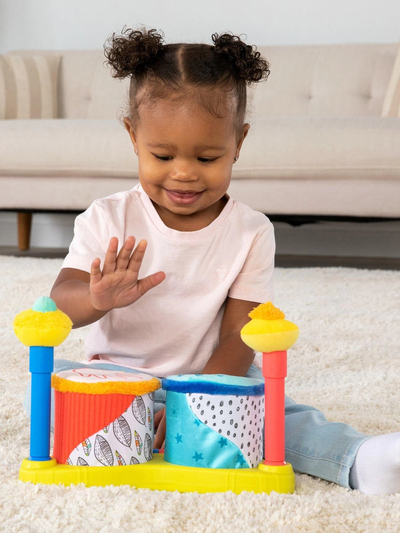 Lamaze Squeeze Beats First Drum Set 7 Lamaze Squeeze Beats First Drum Set - Image 5