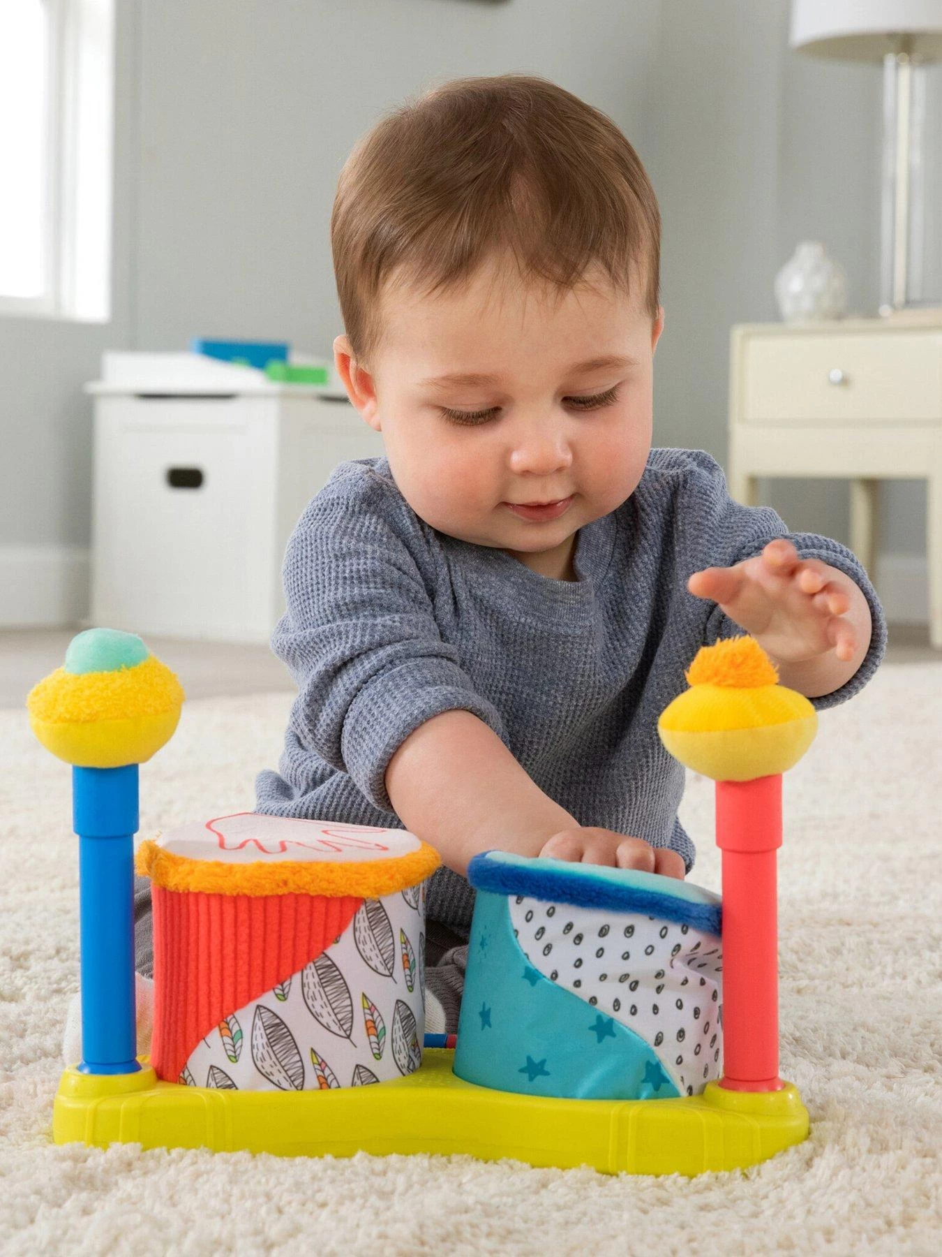 Lamaze Squeeze Beats First Drum Set 8 Lamaze Squeeze Beats First Drum Set - Image 6