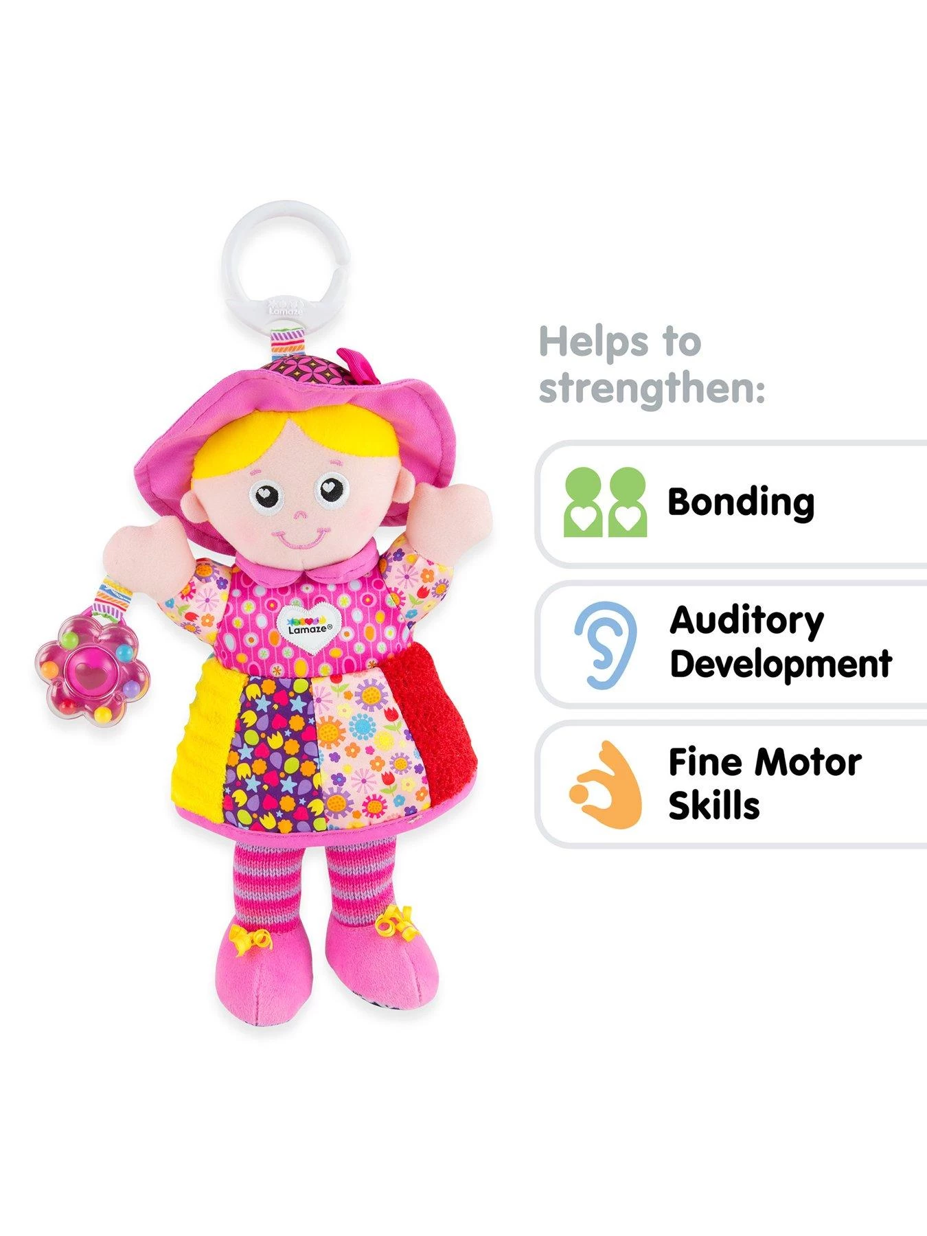 Lamaze My Friend Emily Clip & Go 8 Lamaze My Friend Emily Clip & Go - Image 6
