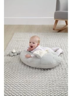 Mamas & Papas Tummy Time Snugglerug - Elephant & Baby - Grey -Fun Puzzle For Children Shop VAVN7 SQ6 0000000005 GREY SLd3