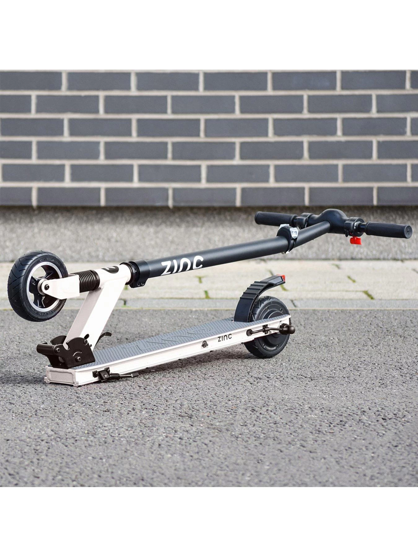 Zinc Folding Electric Eco Pro Scooter - White 6 Zinc Folding Electric Eco Pro Scooter - White - Image 4