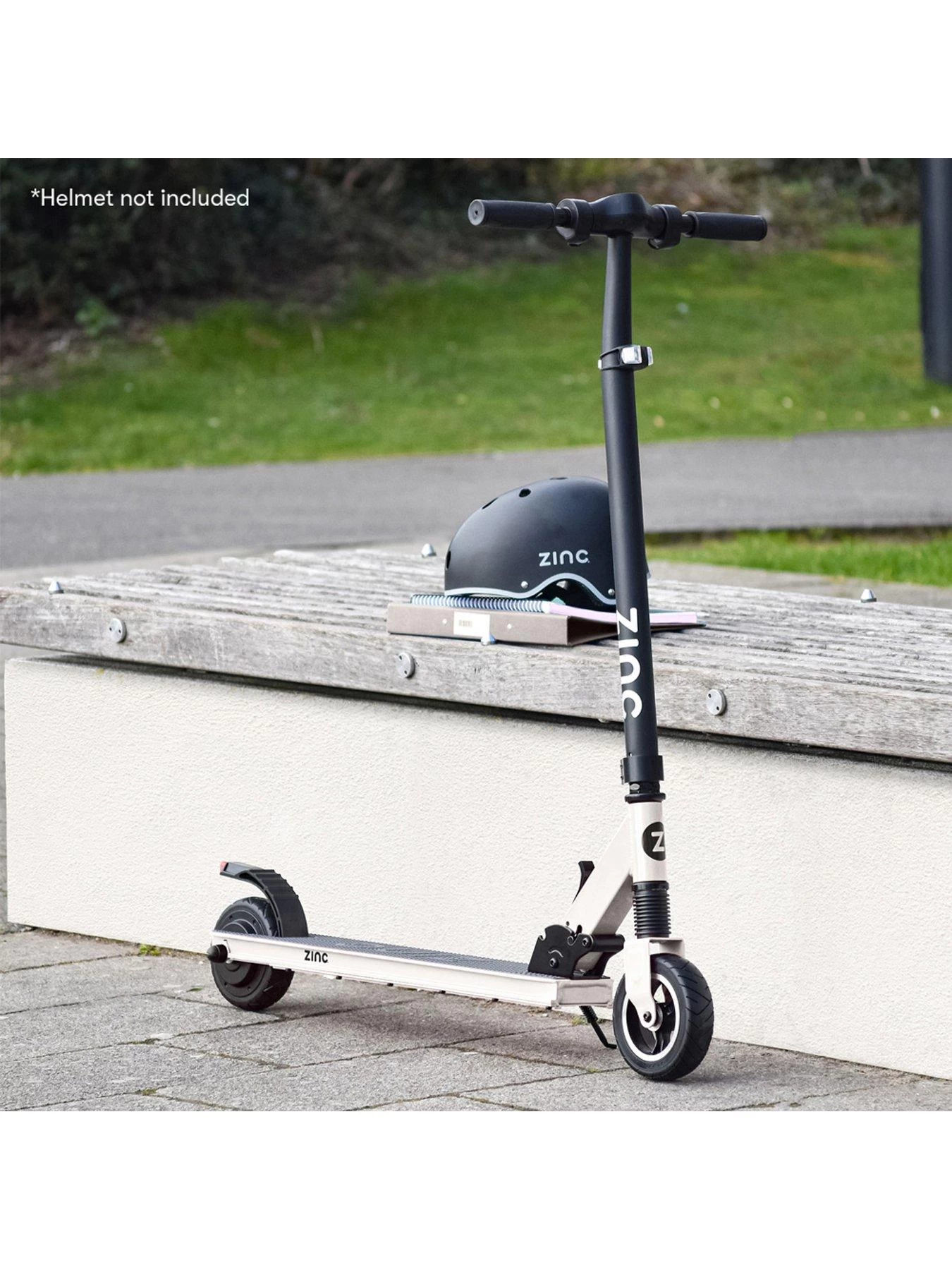 Zinc Folding Electric Eco Pro Scooter - White 9 Zinc Folding Electric Eco Pro Scooter - White - Image 7