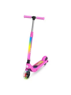 Zinc Light Up Electric Starlight Scooter - Pink