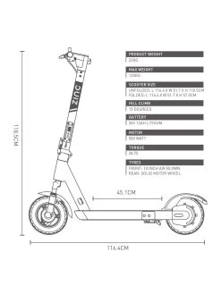 Zinc Folding Electric Velocity+ Scooter - Cosmos Black -Fun Puzzle For Children Shop VCVIR SQ3 0000000099 N A SLd