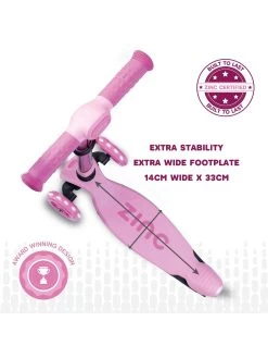 Flyte Hy-Pro Zinc Three-Wheeled Folding Flyte Scooter Ruby Pink -Fun Puzzle For Children Shop VCVIV SQ4 0000000099 N A SLd1