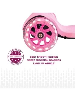 Flyte Hy-Pro Zinc Three-Wheeled Folding Flyte Scooter Ruby Pink -Fun Puzzle For Children Shop VCVIV SQ7 0000000099 N A SLd4