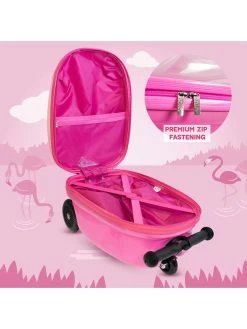Flyte Midi 18 Inch Fifi The Flamingo Scooter Suitcase -Fun Puzzle For Children Shop VCVIZ SQ4 0000000099 N A SLd1
