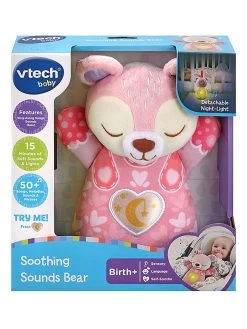 VTech Soothing Sounds Bear - Pink -Fun Puzzle For Children Shop VDIXR SQ5 0000000088 NO COLOR SLd2