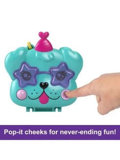 Polly Pocket Doggy Birthday Bash Compact Playset -Fun Puzzle For Children Shop VDLFO SQ4 0000000088 NO COLOR SLd1