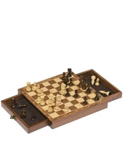 Goki Wooden Magnetic Chess Set
