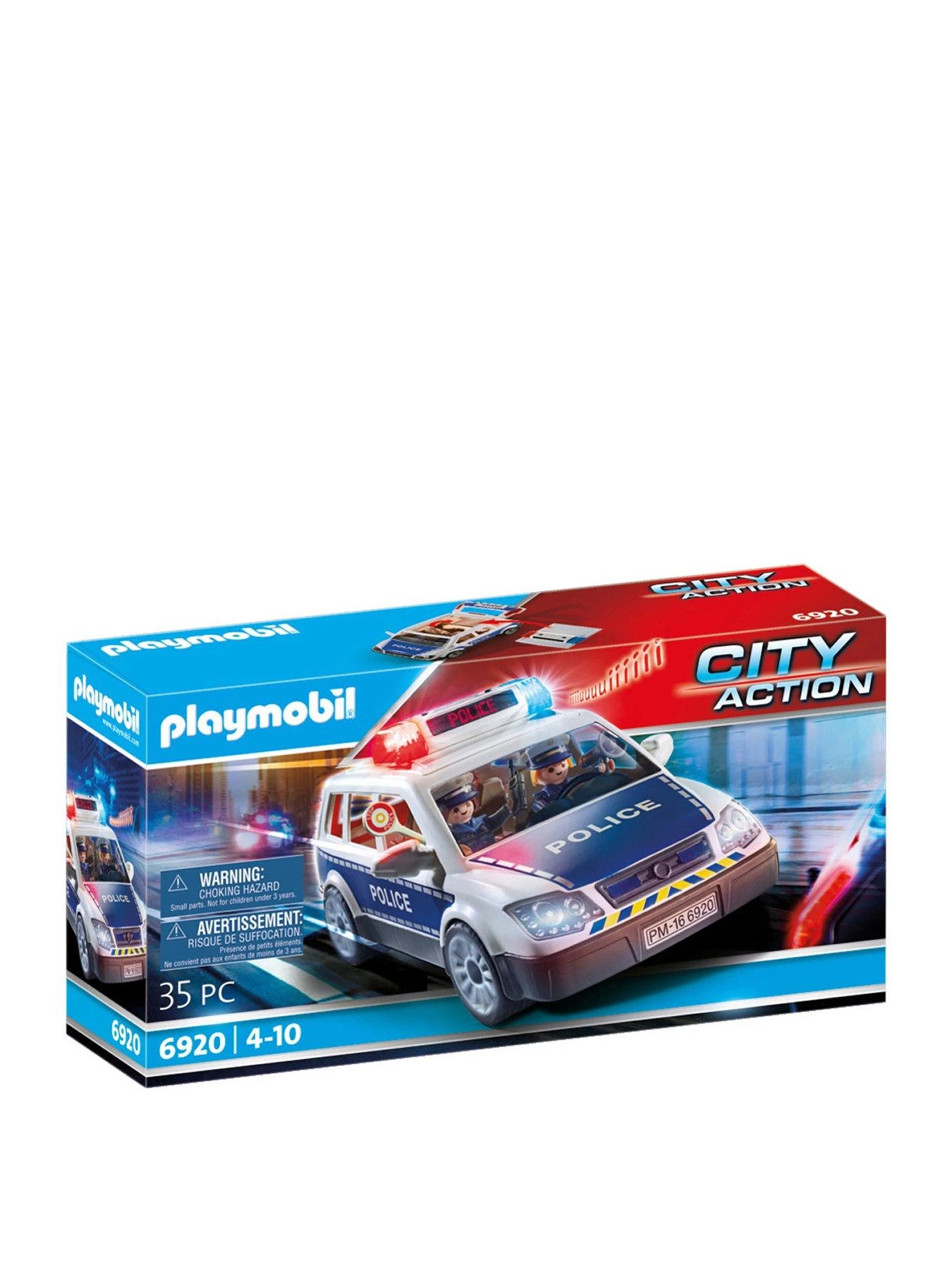 Playmobil 6920 City Action Police Squad Car With Lights And Sound 4 Playmobil 6920 City Action Police Squad Car With Lights And Sound - Image 2
