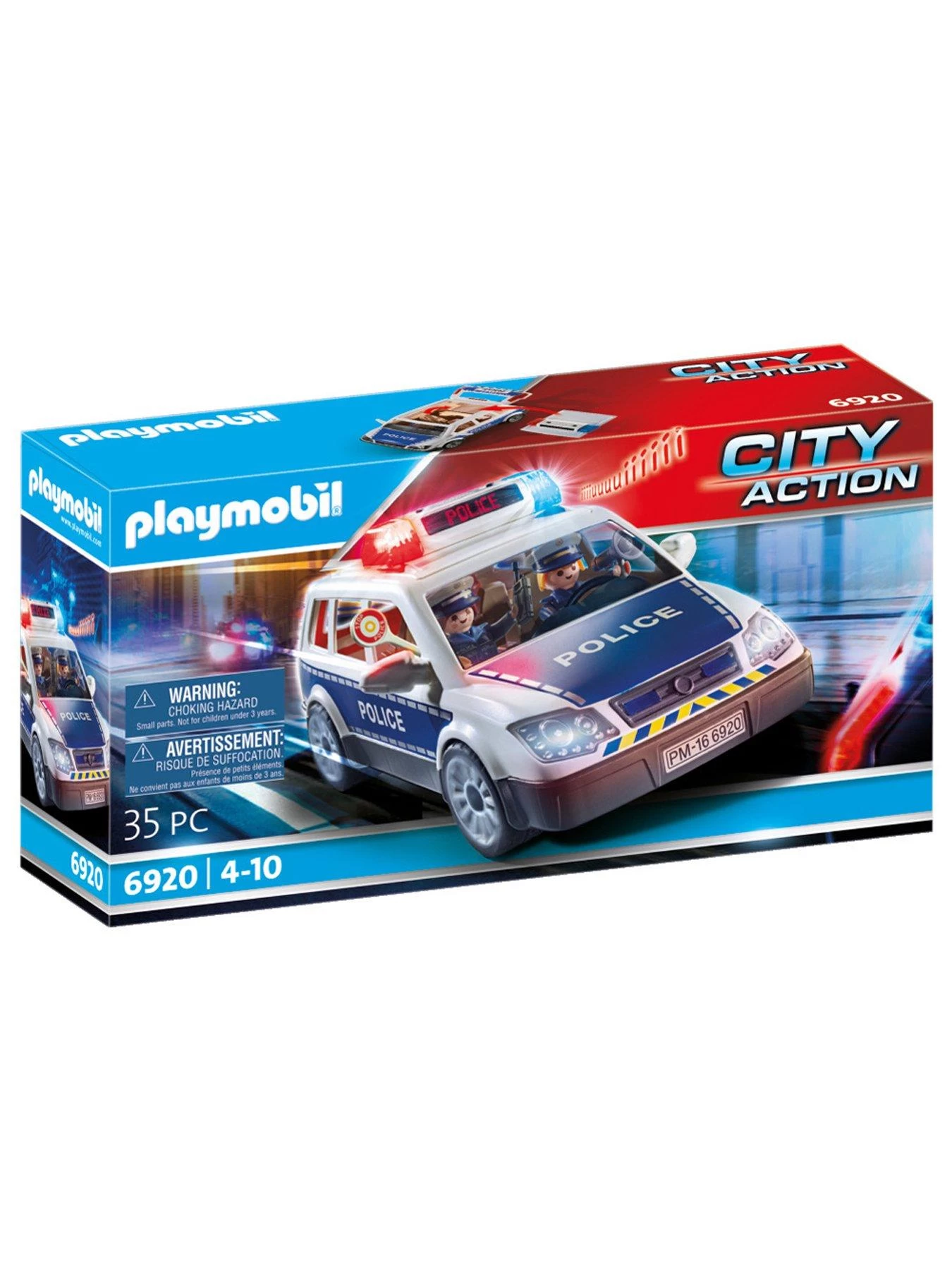 Playmobil 6920 City Action Police Squad Car With Lights And Sound 9 Playmobil 6920 City Action Police Squad Car With Lights And Sound - Image 7