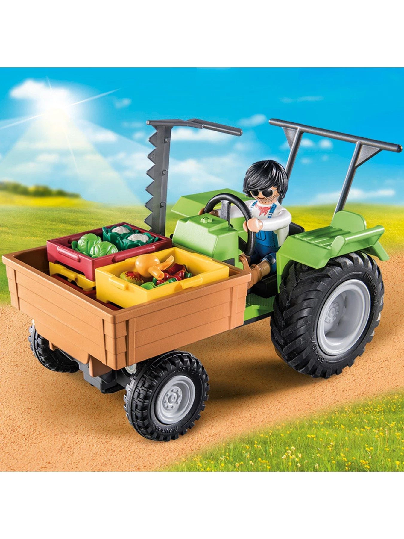 Playmobil 71249 Country Tractor With Harvesting Trailer 5 Playmobil 71249 Country Tractor With Harvesting Trailer - Image 3