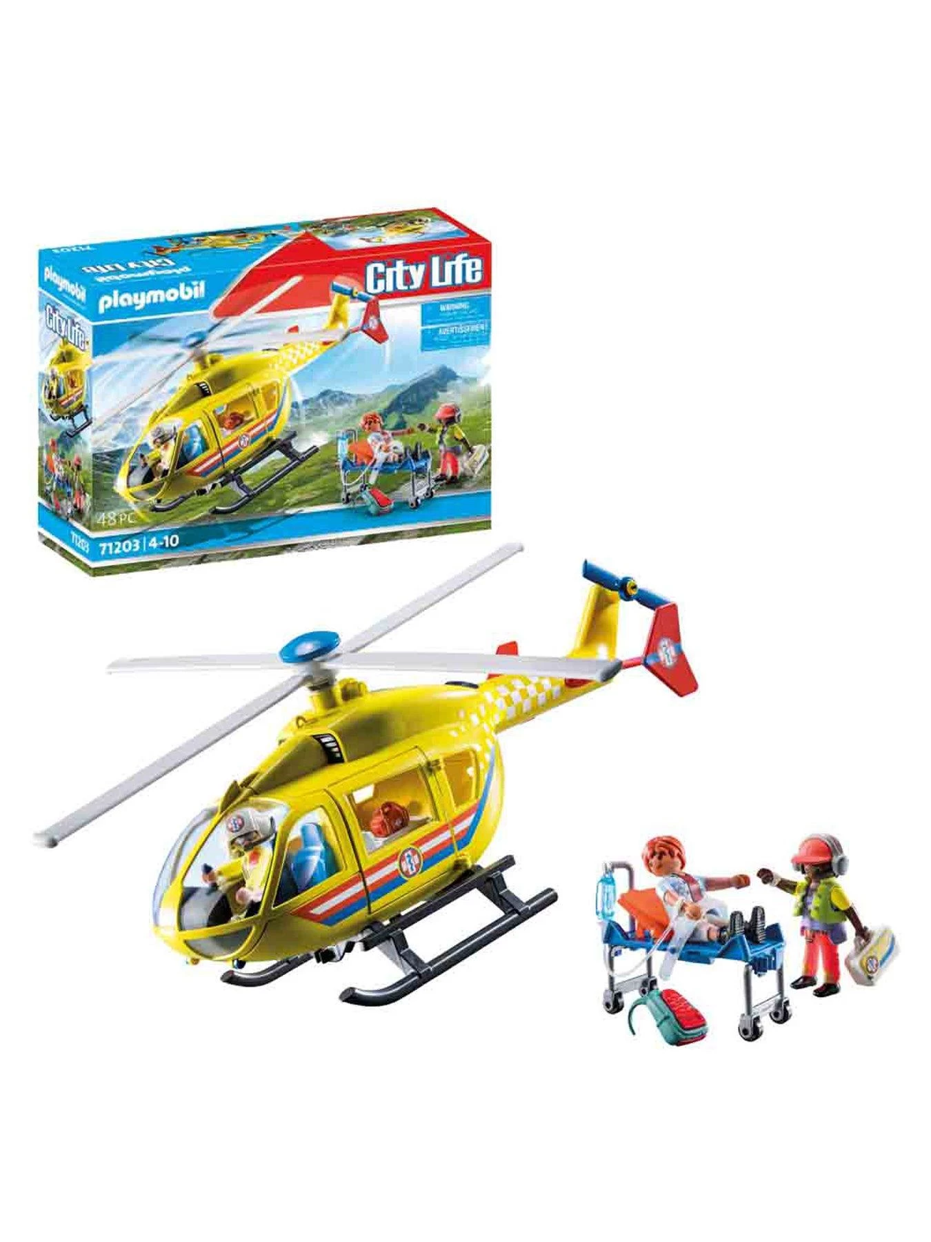 Playmobil 71203 City Life Medical Helicopter 3 Playmobil 71203 City Life Medical Helicopter