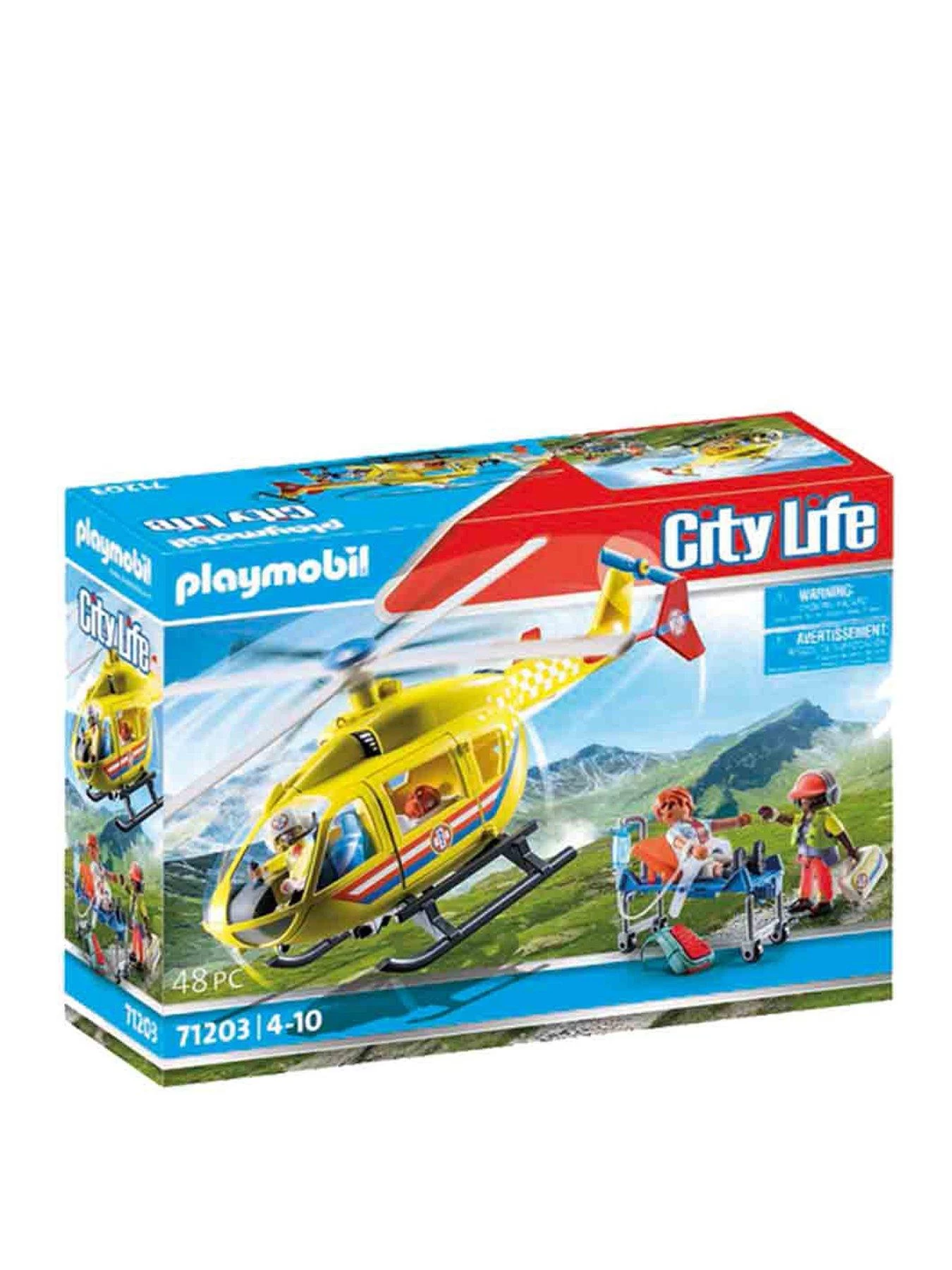 Playmobil 71203 City Life Medical Helicopter 4 Playmobil 71203 City Life Medical Helicopter - Image 2