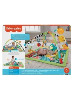 Fisher Price Fisher-Price 3-in-1 Rainforest Sensory Baby Gym -Fun Puzzle For Children Shop VEL15 SQ7 0000000099 N A SLd4