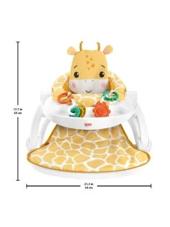 Fisher Price Fisher-Price Giraffe Sit-Me-Up Floor Seat -Fun Puzzle For Children Shop VEL1B SQ6 0000000099 N A SLd3