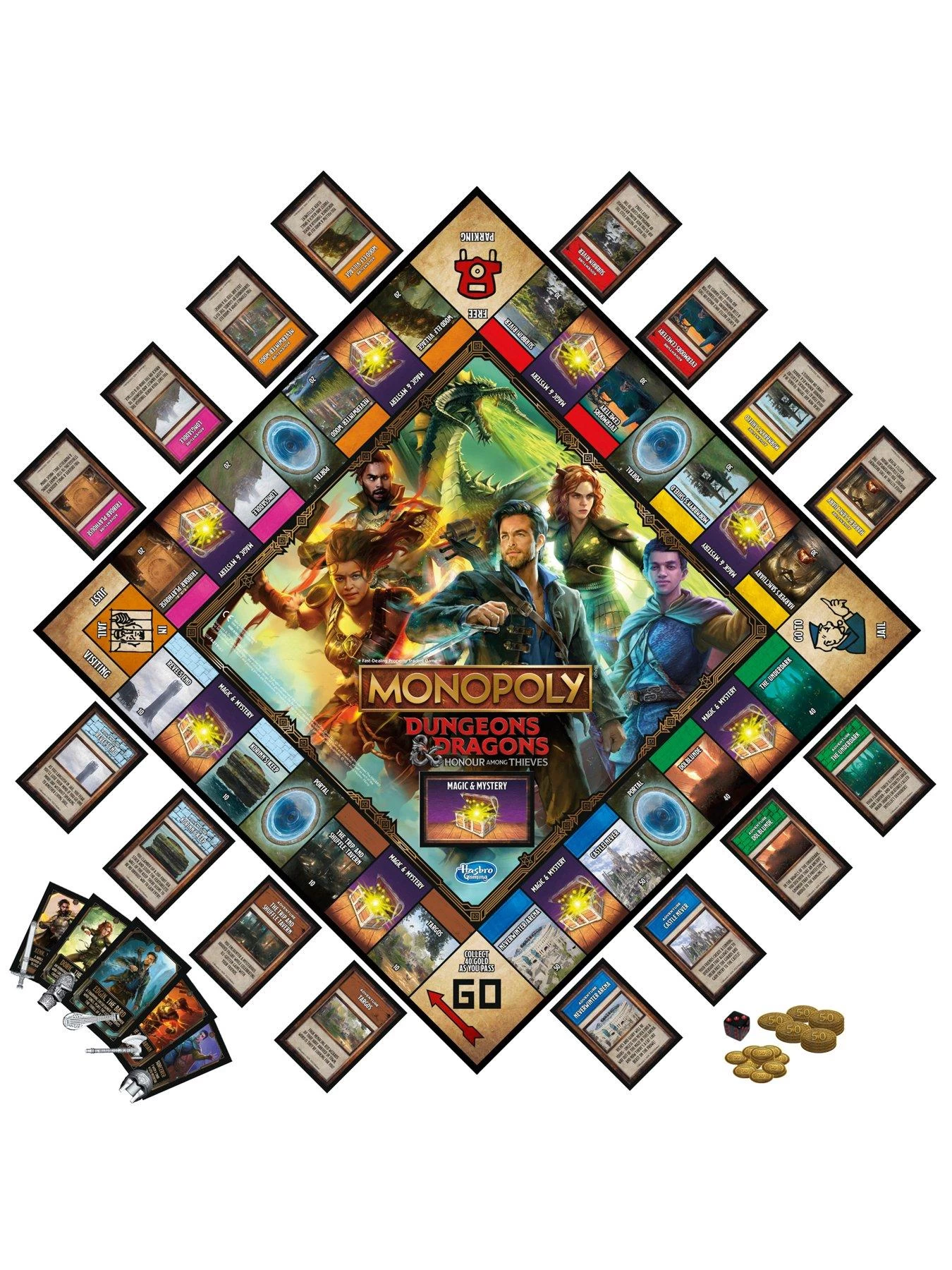 Monopoly Dungeons & Dragons: Honour Among Thieves Game 4 Monopoly Dungeons & Dragons: Honour Among Thieves Game - Image 2