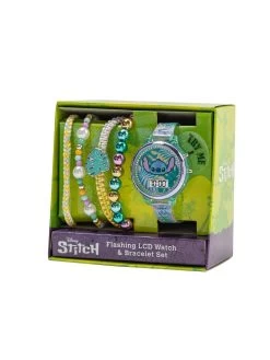 Disney Lilo And Stitch Digital Watch And Bracelet Set -Fun Puzzle For Children Shop VG4IT SQ7 0000000029 MULTI SLd3