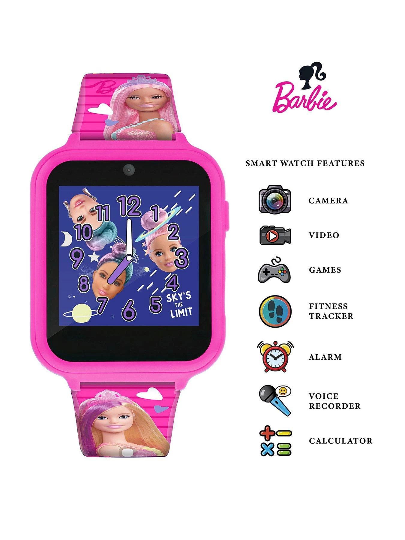 Barbie Pink Interactive Watch 4 Barbie Pink Interactive Watch - Image 2