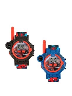 Marvel Disney Marvel Spiderman Walkie Talkie Watch 2 Piece Set