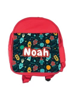 Treat Republic Personalised Kids Red Space Backpack -Fun Puzzle For Children Shop VGD5Q SQ5 0000000099 N A SLd3