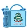 Treat Republic Personalised Kids Lunch Box With Bottle -Fun Puzzle For Children Shop VGD6G SQ1 0000000020 BLUE SLf